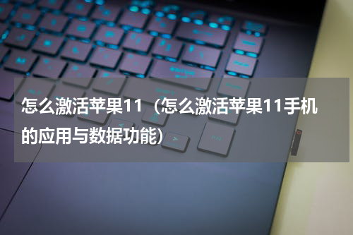 怎么激活苹果11(怎么激活苹果11手机的应用与数据功能)