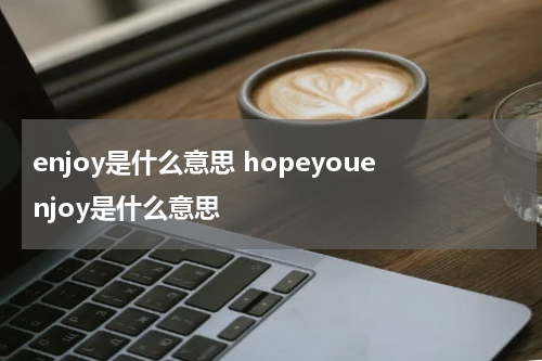 enjoy是什么意思 hopeyouenjoy是什么意思