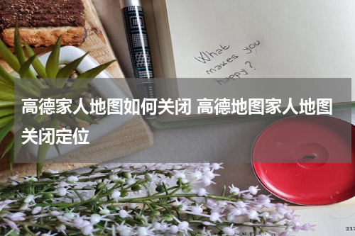 高德家人地图如何关闭 高德地图家人地图关闭定位