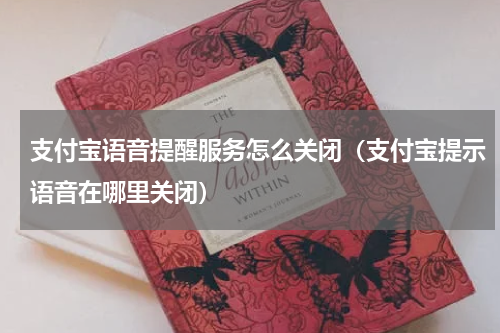 支付宝语音提醒服务怎么关闭(支付宝提示语音在哪里关闭)