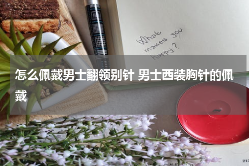 怎么佩戴男士翻领别针 男士西装胸针的佩戴