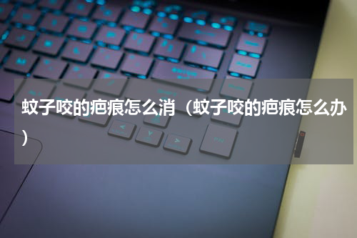 蚊子咬的疤痕怎么消(蚊子咬的疤痕怎么办)