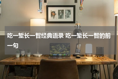 吃一堑长一智经典语录 吃一堑长一智的前一句