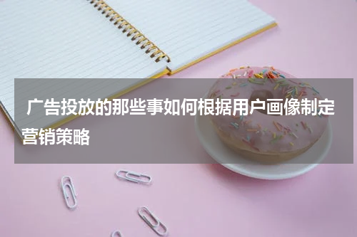 广告投放的那些事如何根据用户画像制定营销策略
