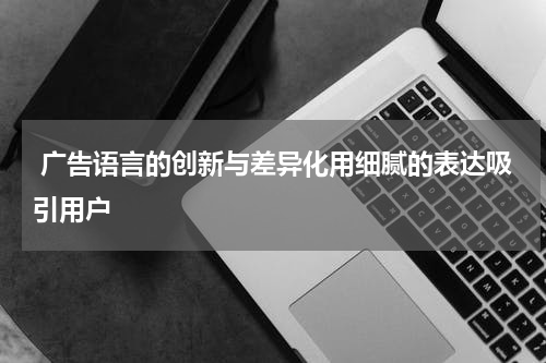 广告语言的创新与差异化用细腻的表达吸引用户