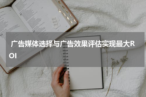 广告媒体选择与广告效果评估实现最大ROI