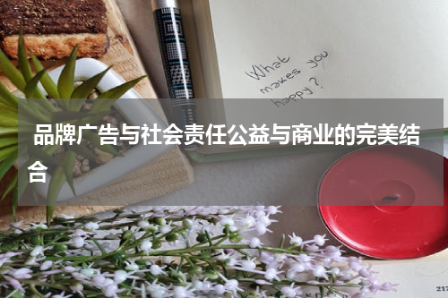 品牌广告与社会责任公益与商业的完美结合