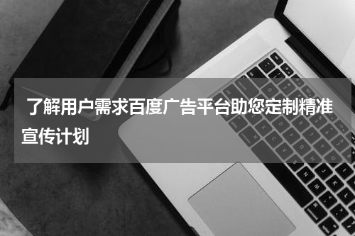 了解用户需求百度广告平台助您定制精准宣传计划